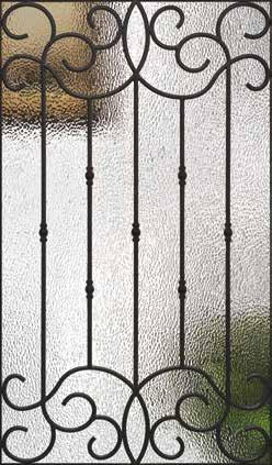 Classic-Craft Decorative & Specialty Glass 1 6 10 Glass Privacy Rating Black Nickel Brushed Nickel 39 Borrassa A statement of strength and beauty, Borrassa combines linear and curved