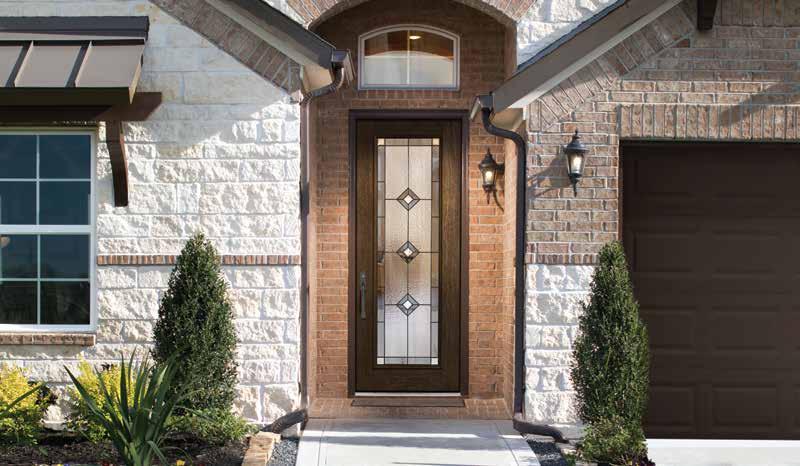 PembridgeTM Decorative Glass for Fiber-Classic, Smooth-Star, ProfilesTM, Traditions & Pulse Doors Therma-Tru Doors 7 Traditional meets modern.
