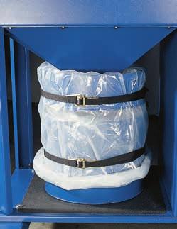 Porthole covers protect changeout bags and provide a clean