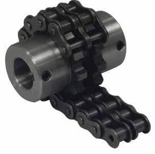 Easy fit onto the actuator s worm shaft. Allows for incremental system adjustments. with cover Cover Chain Specifications Capacity Part Measurements in inches Actual Misalignment (Max.