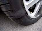 is carrying Keep an eye on the tread wear indicators found on the shoulder of the tyre Less than 2 mm of tread on three quarters of the breadth of the tyre and round
