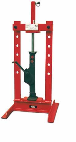 ydraulic Jacks & Tools Test rig ully welded, low-strain press-frame. Upper and lower hook suspension by means of shackles, incl. two 5 tons pull-rings for smaller test units.