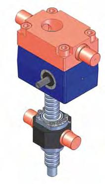 Screw jacks with travelling ball nut (Md.B).
