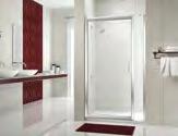 Height 1950mm Concealed fittings Chrome design symmetry handle Wetroom compatible Translucent seals Infold Door dd a Merlyn MStone Tray Tray Finish djustment * 700 650-690 M84401 715.90 859.