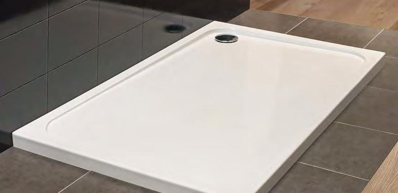 Function with style The MStone double skin stone resin tray is sleek and sophisticated in design. highly engineered tray providing rigidity and strength, combined with a relatively low weight.