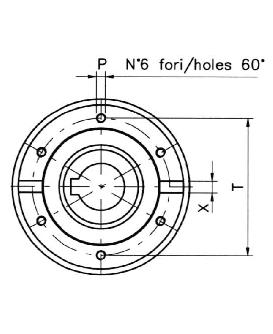 Type DSS/SC/ML Type DSR/F/SC/ML ball type with long hub & bearing roller type with long hub & bearing 6 holes at 60 See pages 14-15 for spring sets B D H7 S S4 h7 Weight Size Model A C E F G J M N P