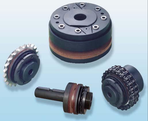 Type DSF/EX friction torque limiters Friction torque limiters are simple low cost devices that remove shock loads and protect machinery from overload damage.