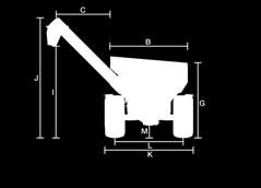 Auger Side Reach Max (to inside of rubber spout) C. Auger Side Reach Min (to inside of rubber spout) 9' 9" 9' 9" 9' 2" 9' 2" 6' 2" 6' 2" 7' 3" 7' 3" 7' 2" 7' 2" 6' 2" 6' 2" D.