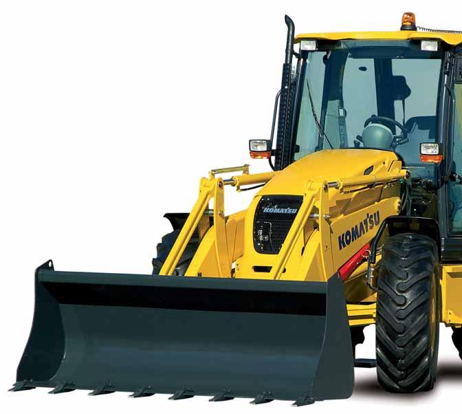 Walk-Around The WB93S-5 belongs to the latest generation of Komatsu backhoe loaders, which comes to market with a number of innovations.