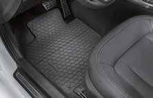 securely in place. The driver s mat has the Optima logo and a reinforced heel pad that helps care for your shoes.