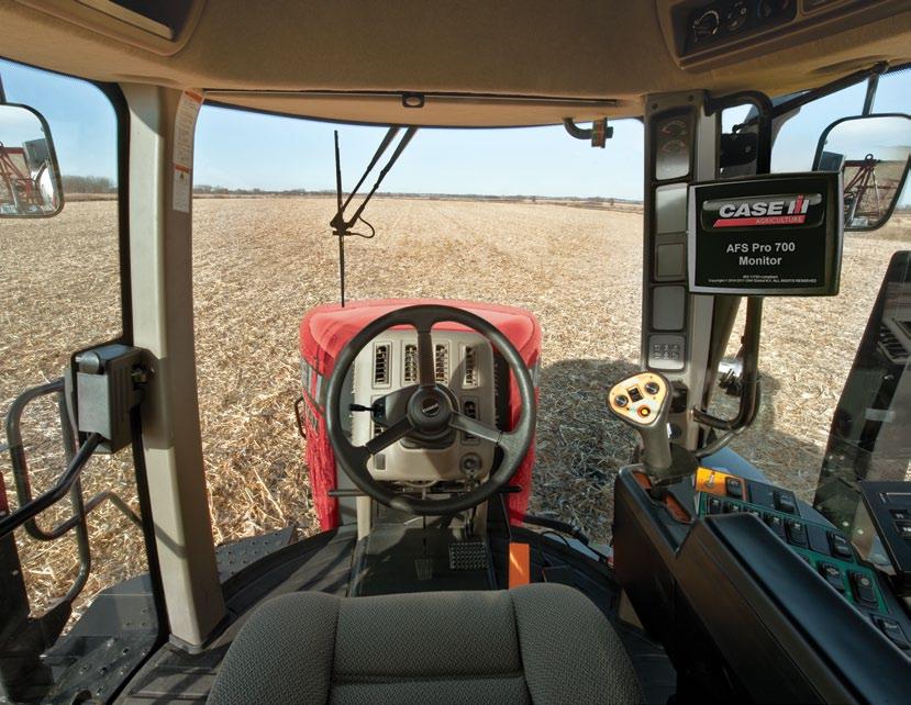 I OPERATOR ENVIRONMENT MORE COMFORT MEANS MORE ACRES. When application windows are narrow and every hour in the field counts, operator comfort is no luxury it s an absolute essential.