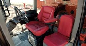 Chassis and application control switches are ergonomically New Surveyor cab.