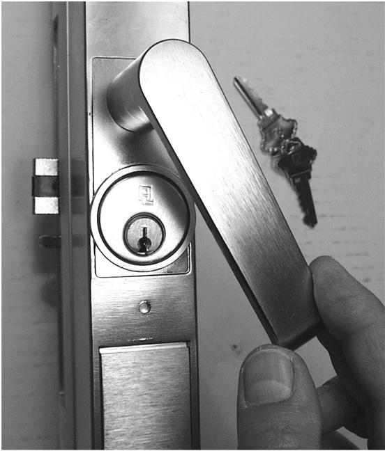 TEST LOCK OPERATION Before testing, be sure the lock has been powered-up using the specific instructions in the