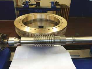 > Precision Gears High-precision dual lead worm gears for