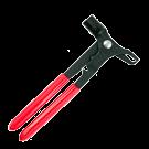 Weight Tool Hammer style tool, with soft face on one end and clip claw on the other end Replacement claws (75H) and replacement faces (75P) available in bags of 5 14-904 Wheel