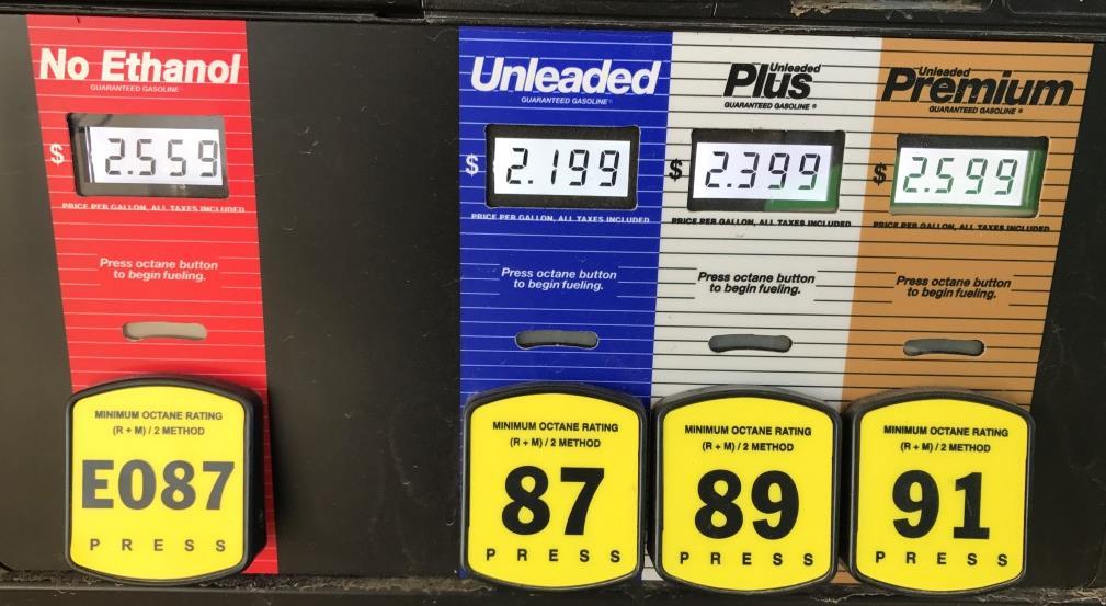 Proof of the Ethanol Advantage QuikTrip station in Kansas on April 7, 2017