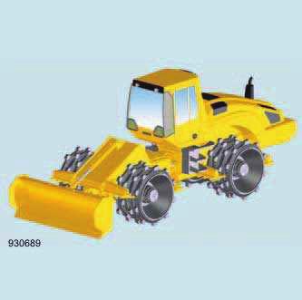BC 472 RB Refuse compactor with dozer blade (24 t).