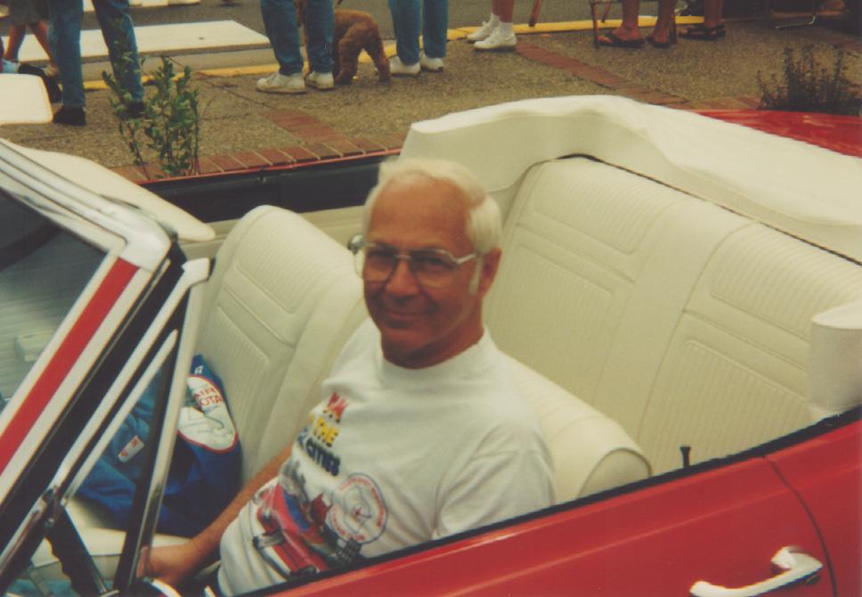 Buratto observing. Here s a nice shot of young Jerry Berge in his red convert back in the olden days!