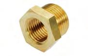 Accessories 40 Brass, brass nickel-plated, steel Thread adapter - Whitworth pipe thread, thread M3, M5 - Temperature range 14 to 158 F (-10 to +70 C) - Material: brass or brass nickel-plated 1) Part