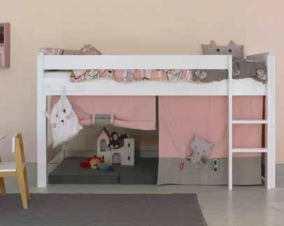 BED) *Playhouse textile for half high sleepers of: -