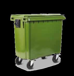 bins compliant with the RNIB Venting Capacity (Ltr): 770 Height (mm): 1310 Weight (kg) nominal: 46 Width (mm): 1370 Capacity (Ltr): 660 Height (mm): 1160 Weight (kg)nominal: 43 Width