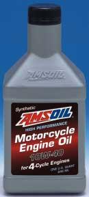 AMSOIL Synthetic 20W-50 and 10W-40 Motorcycle Oils Superior Wear Protection for Motorcycles.