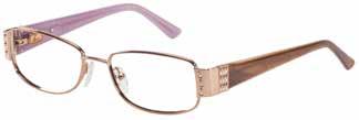 Contemporary styles with metal and acetate combinations for both men and women. OG 613 O G 701FT Nickel Free Material: Flex Titanium A DBL TMP B ED 52 18 125 31 53.9 54 18 125 32 55.