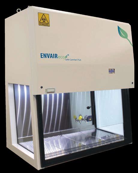CLEAN TECHNOLOGY FOR A CLEAN ENVIRONMENT - THE CLEAN GENERATION Envair eco safe Comfort Plus Safety Cabinets belong to the latest generation of laminar airflow systems.