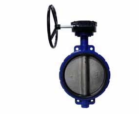 BUTTERFLY VALVES [18] Wafer Butterfly Valve with Gear-Op Wafer Butterfly Valve with Stainless Steel Disc and G/O (EPDM) HI H2 H3 D L E R S T Z ØD Q 4-D1 N-D2