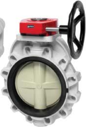 < STANDARDS > ASTM D4101-86 ASTM D1784 ASTM D3222 IPEX FK Series Butterfly Valves offer superior strength and chemical resistance in highly corrosive environments and process flow conditions.