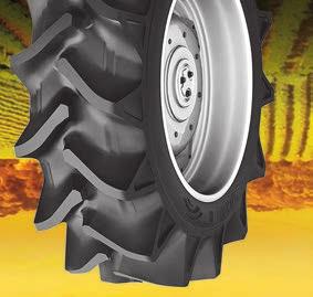 00 28 606 13.6-36 8 T/T W12 1500 350 52.5 1890 4167 2.00 28 605 T.D.(mm) Tractor tire for drive wheel, Specially designed lug profiles for full traction power and self-cleaning T.D.(mm) For general farm tractors, Provides good cutting resistance and longer lifetime T.