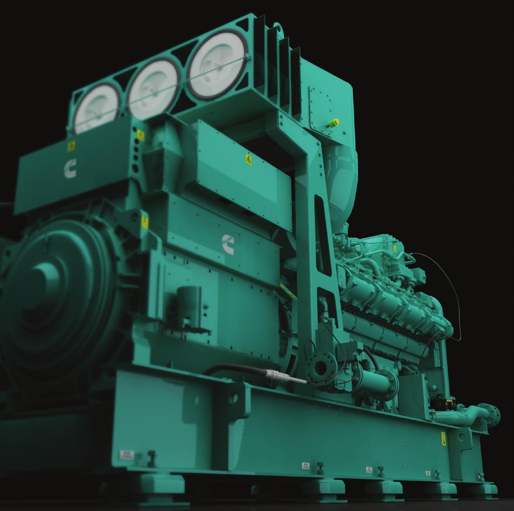 QSK60 Series Gas Powered Generator Sets