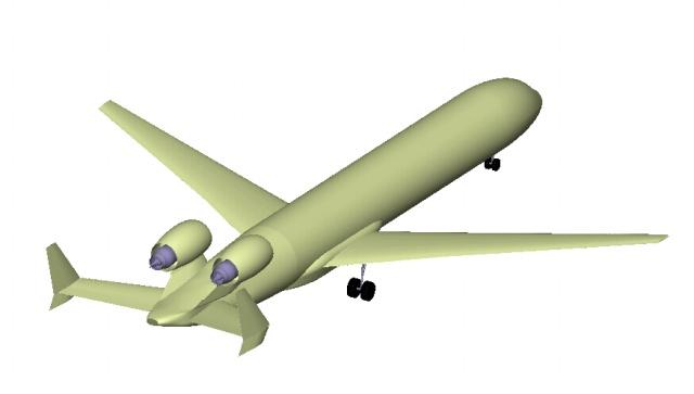 Final Activity Report NACRE Integrated Project N 516068 2005 2010 FP6-2003-Aero-1 Figure 12: Initial baseline PG1 and PG2 aircraft Airbus delivered some recommendations, constraints and design space
