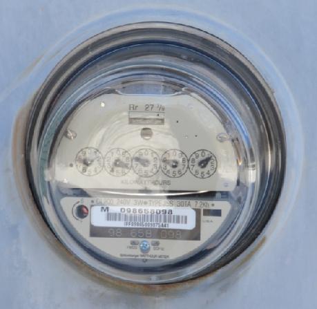 maintains the electric meter Meters are read manually or electronically by the