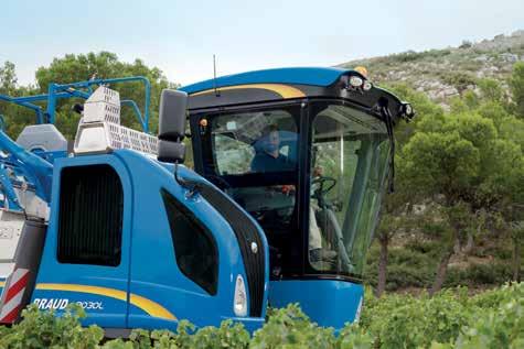 16 CAB Harvest in first class. Braud 9000 series harvester cabs are recognized as the industry benchmark. The cabs are fully suspended and soundproofed for a smoother, more comfortable ride.