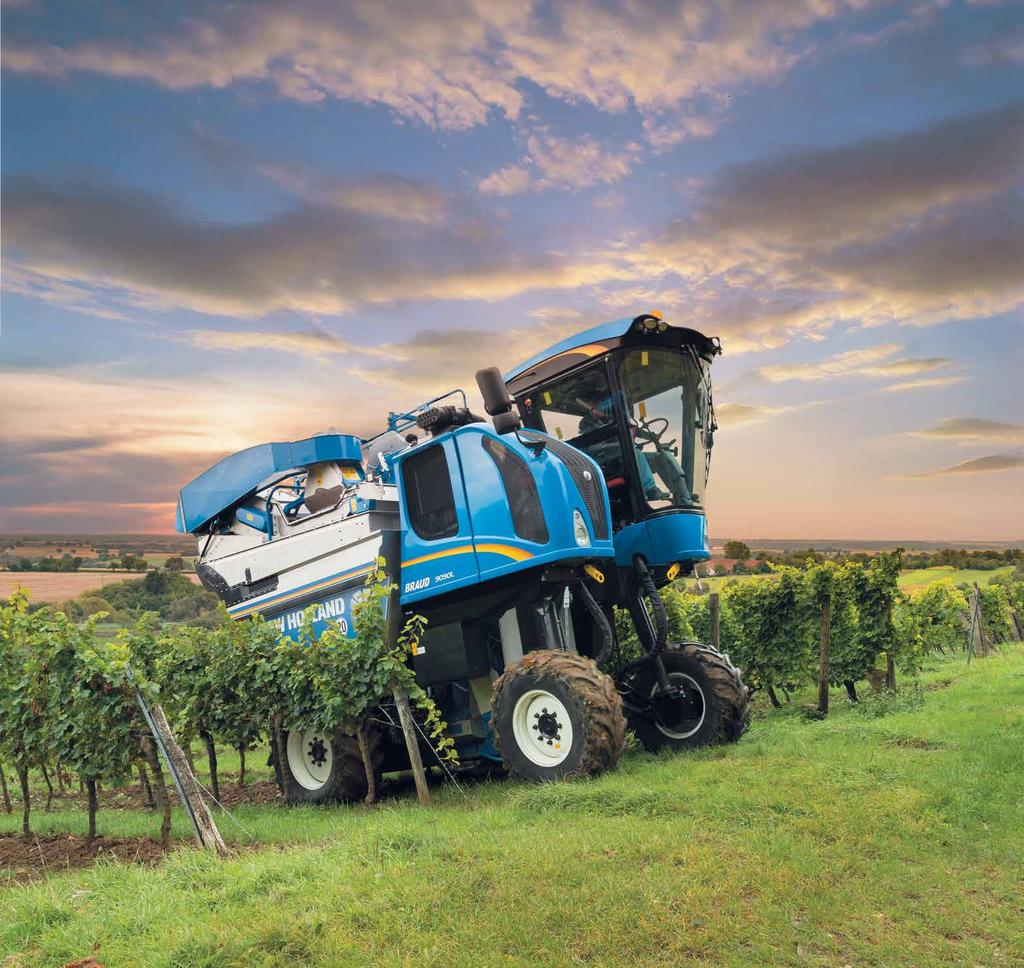 02 OVERVIEW Braud High Capacity Series. Excellence reinvented The Braud 9000 Series is built with proven Braud DNA to deliver high quality, clean grapes to some of the world s top vineyards.