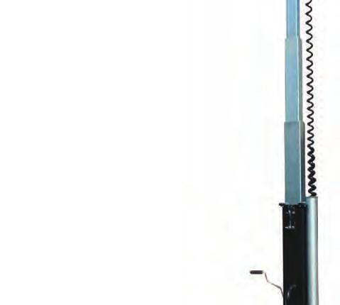 floodlights On/Off switches one for each lamp Low speed towing trailer, single axle 8 kva 230V power