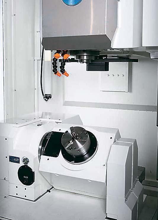 The 15,000min -1 (30,000min -1 optional) spindle allows grinding of a part at max.