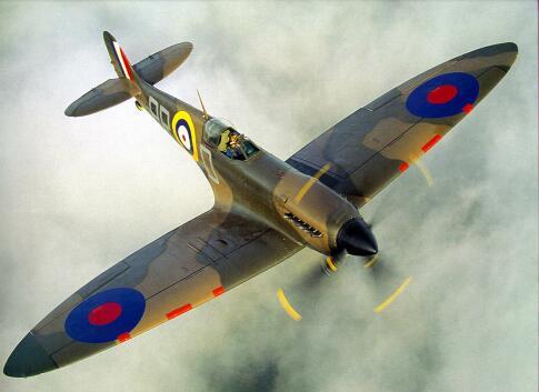 RAF Spitfire (small/fast and maneuverable - for dogfighting -- Rolls Royce Griffon Engine
