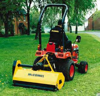 PERFORMANCE Compact and lightweight, McConnel s productive Magnum series flail mowers have a low power requirement and are ideal for customers with compact tractors.