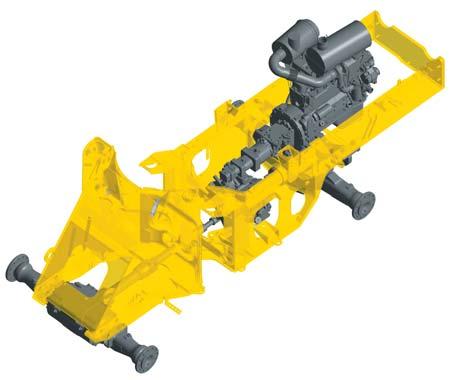 WHEEL LOADER WA320-5 Fully Hydraulic Wet Multiple-disc Service Brakes The dual wet multiple-disc brakes at each wheel are fully sealed and adjustment free to reduce contamination, wear and