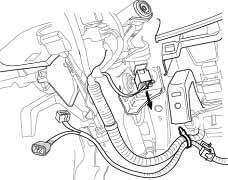 7-2) (e) Plug in the V4 Harness s 8P Connectors in between the Vehicle Harness s 8P Connector and the