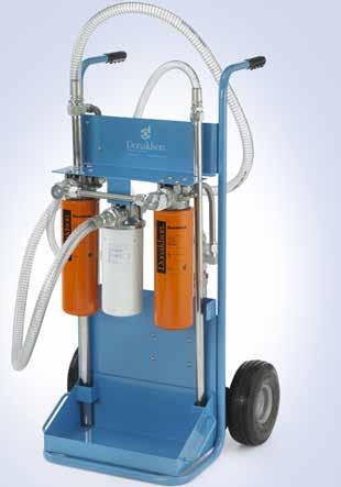 Filter Cart Filter Cart The Donaldson Filter Cart provides a convenient portable mode of off-line filtration, flushing and fluid transfer.