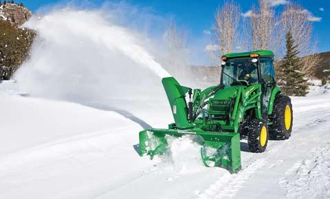Turn your tractor into a powerful Loader-Mount Snowblowers Blow through winter Get yourself a Frontier Loader-Mount Snowblower and make easy work of big snow removal chores.