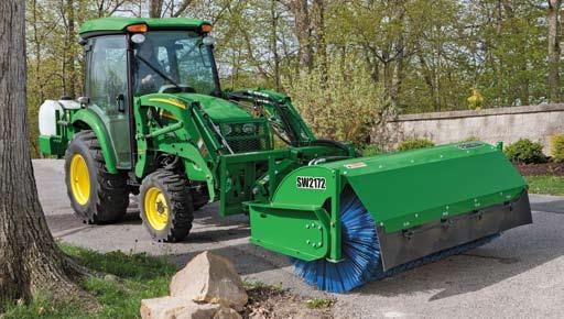 four-season machine Loader-Mount Rotary Brooms Make a clean sweep Introducing the Frontier Rotary Brooms if you re looking to get more year-round production from your tractor, then look no