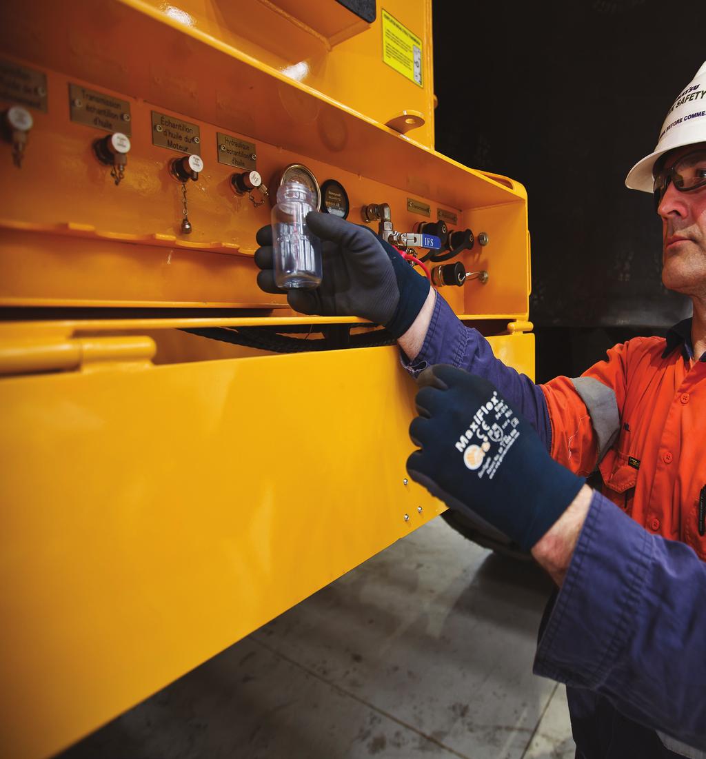 Oil & Wear Analysis Komatsu Oil and Wear Analysis (KOWA) is the spearhead of our Condition Monitoring Services (CMS).