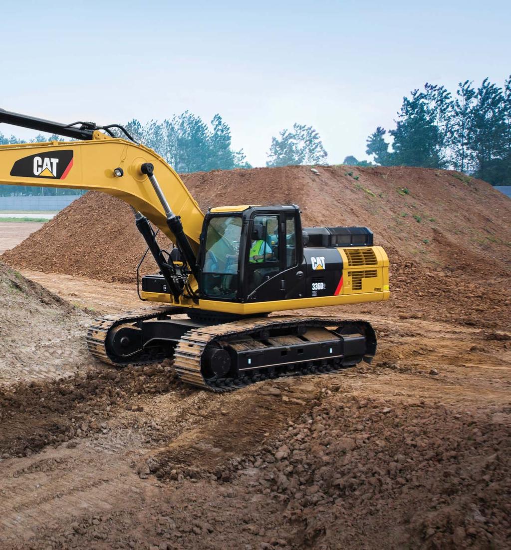 The 336D2 XE/D2 L XE incorporates innovations to improve your job site efficiency