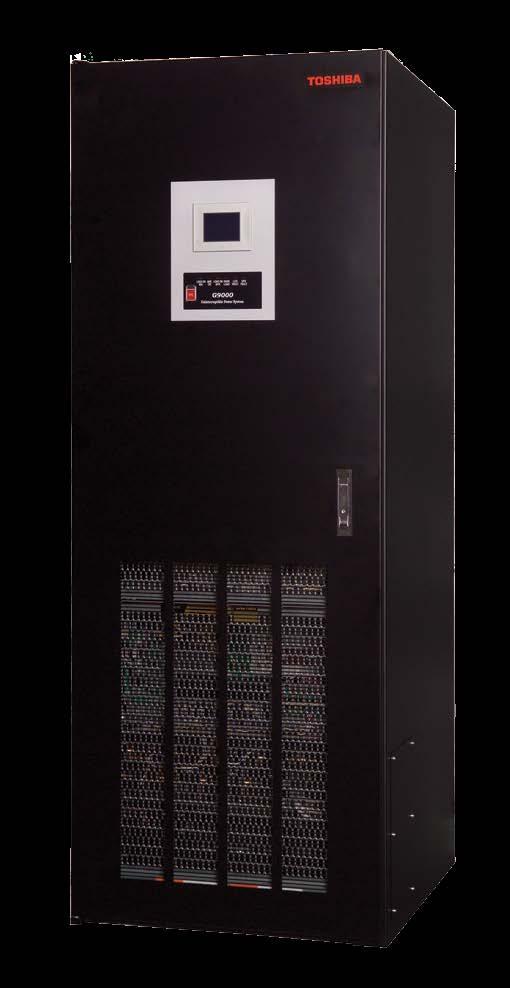 G9000 POWER & EFFICIENCY REDEFINE UPS PERFORMANCE STANDARDS The Toshiba G9000 Series Uninterruptible Power System (UPS) utilizes state-of-the-art design and construction to deliver industry-leading