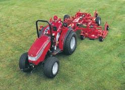 The plunging line of the hood, the wraparound design of the rear fender,the folding ROPS and a weight-to-power ratio of only 29 Kg/HP make this tractor unique