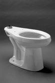 28 gpf [4.8 Lpf] or greater, high efficiency floor mounted toilet with siphon jet flushing action and elongated front rim, and SilverShield antimicrobial glaze. Seat not included. Z5655.395.00.